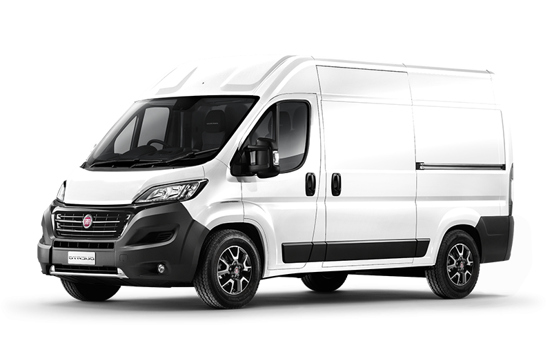 White Fiat Ducato Cargo Van With Tall Roof Parked On The Street Stock Photo  - Download Image Now - iStock